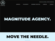 Tablet Screenshot of marketmagnitude.com